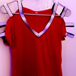 Beautiful red shirt small size